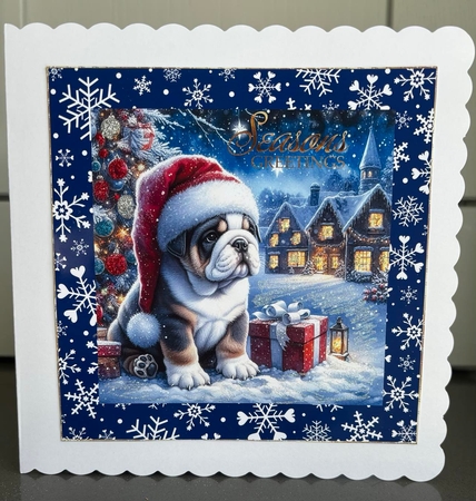 Christmas Tree Pups 4 by Elaine Harmer