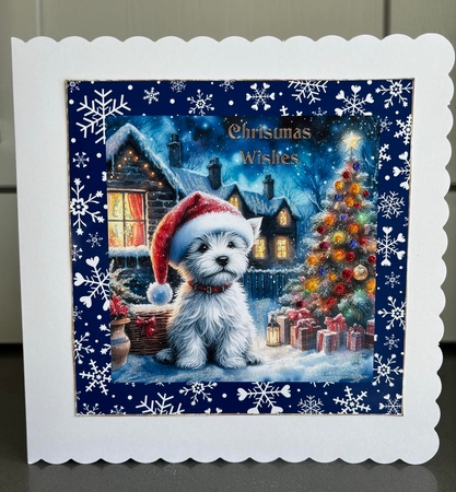 Christmas Tree Pups 7 by Elaine Harmer