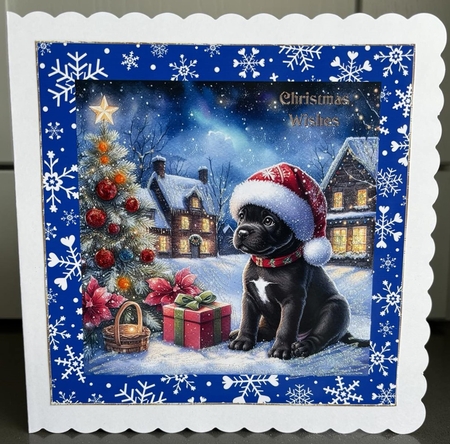 Christmas Tree Pups 10 by Elaine  Harmer