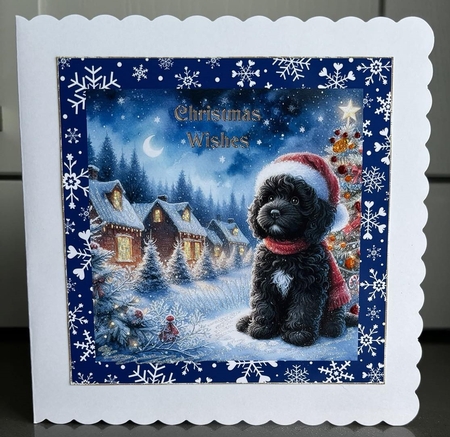 Christmas Tree Pups 11 by Elaine  Harmer