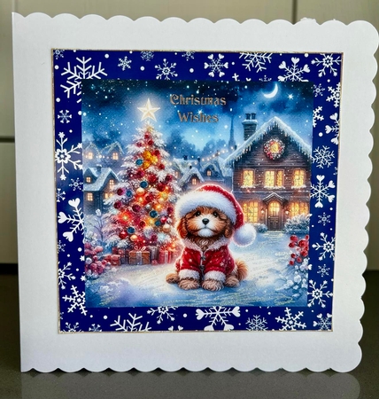 Christmas Tree Pups 12 by Elaine Harmer