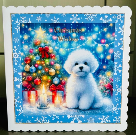 O Christmas Tree Dogs 18 by Elaine  Harmer