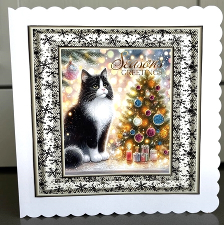 Christmas Tree Cats CUSTOMER REQUEST FOR ELAINE by Elaine  Harmer