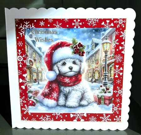 Charming Christmas Street  Pups 1 by Elaine  Harmer