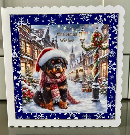 Charming Christmas Street  Pups 2 by Elaine  Harmer