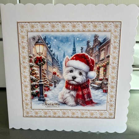 Charming Christmas Street  Pups 11 by Elaine  Harmer