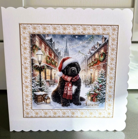 Charming Christmas Street  Pups 16 by Elaine  Harmer