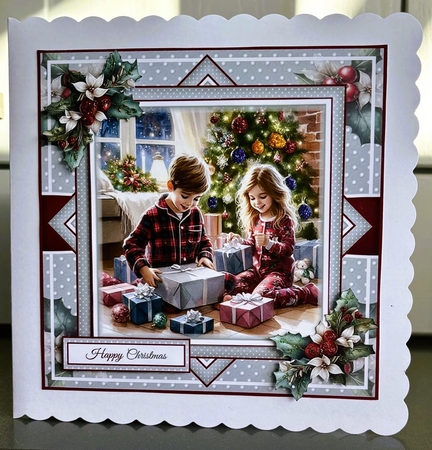 Christmas Morning Mini Page Kit by Elaine  Harmer