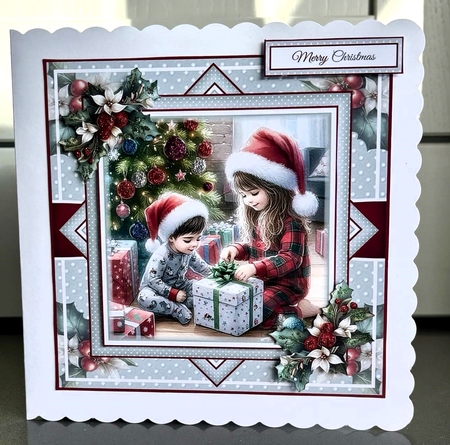 Christmas Morning Mini Page Kit by Elaine  Harmer