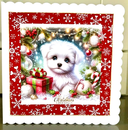 Christmas Gift Pups 2 by Elaine  Harmer