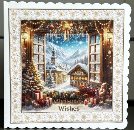  Christmas Windows by Elaine  Harmer