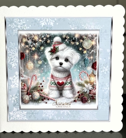 Christmas Jumper Pups by Elaine  Harmer