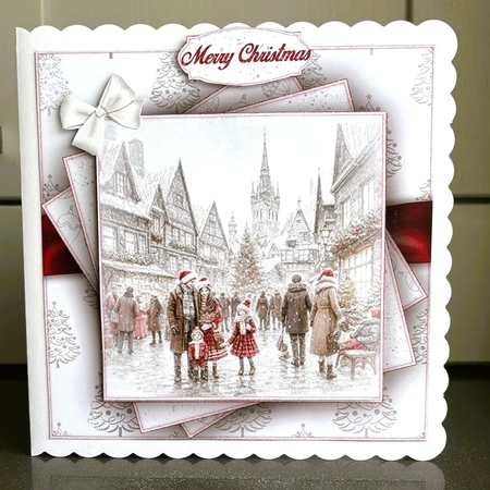 Christmas Scenes Mini Kit 7X7 by Elaine  Harmer