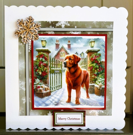 Woofy Wishes Fox Red Labrador by Elaine  Harmer