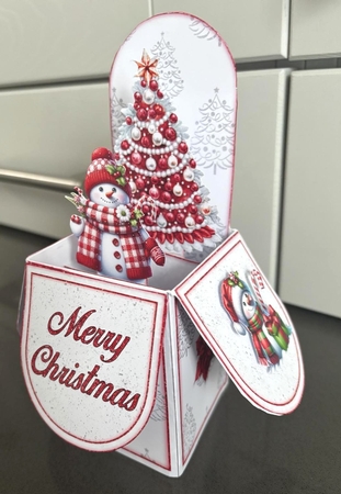 Cute Snowman Pop-Up Box Mini Kit by Elaine  Harmer