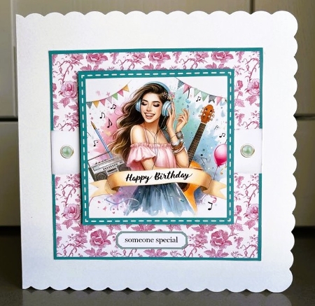 music birthday 1 by Elaine  Harmer