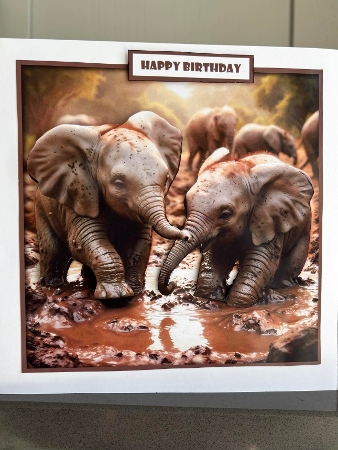 Playful Friends Quick Card 6 by Elaine  Harmer