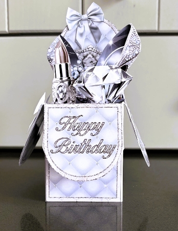 Silver Glam Pop-Up Box Mini Kit by Elaine  Harmer