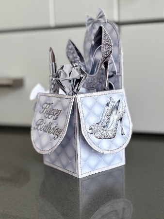 Silver Glam Pop-Up Box Mini Kit by Elaine  Harmer