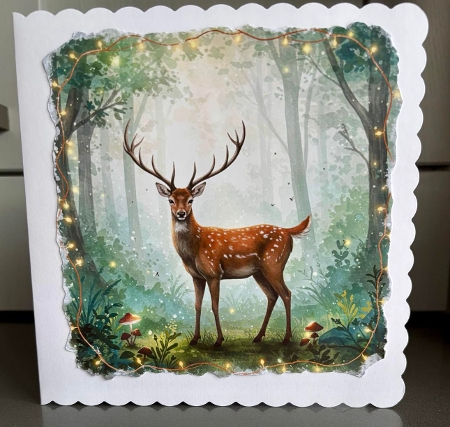 Forest Stag by Elaine Harmer