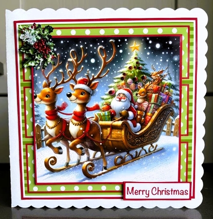 Dashing Through The Snow 2 Mini Kit 7x7 by Elaine  Harmer