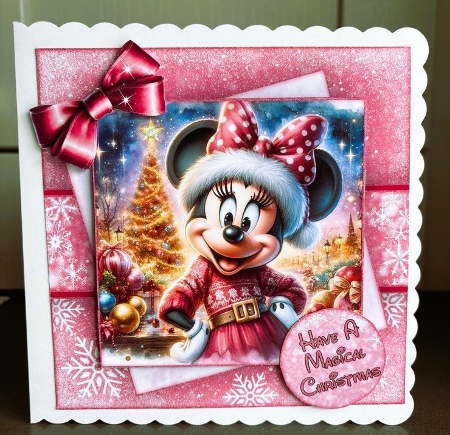 Minnie Christmas Mini Kit 7X7 by Elaine  Harmer