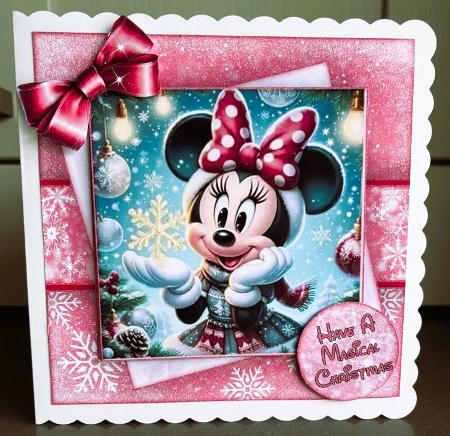 Minnie Christmas Mini Kit 7X7 by Elaine  Harmer