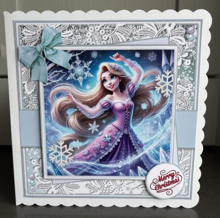 6x6 Princess Rapunzel Magical Christmas Wishes by Elaine  Harmer