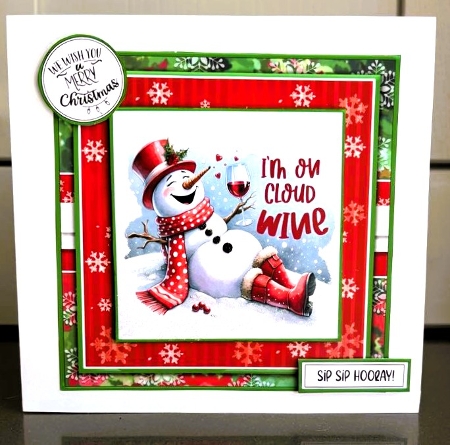 Merry Snowman Kit-11 by Elaine  Harmer