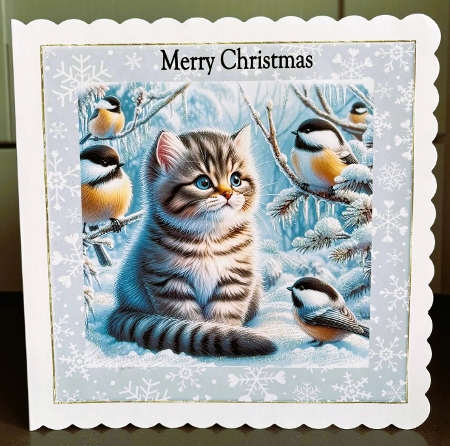 Winter Kitten Friends - Illustrations for Cards, Mini kits & Designers by Elaine  Harmer