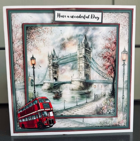 London Tower Bridge - Mini Kit 6x6 by Elaine  Harmer