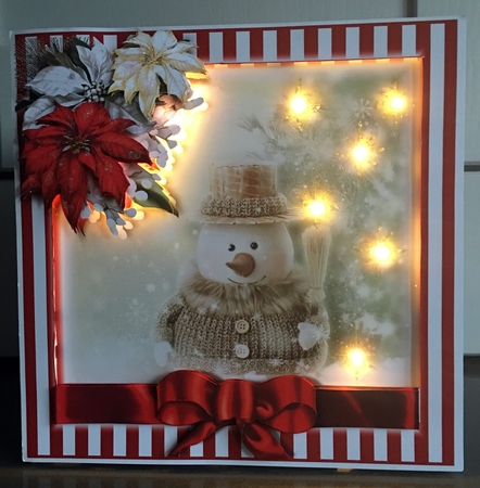 The Snowman Card Front Kit by Elaine  Harmer