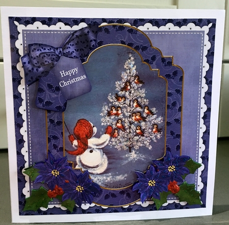 All Together Happy Christmas 8x8inch Step by Step by Elaine  Harmer