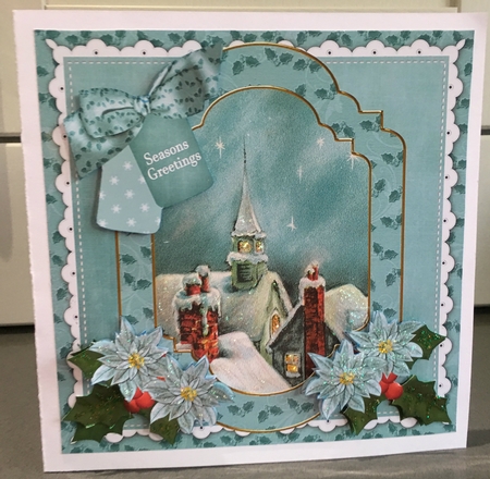 Teal Church Seasons Greetings 8x8inch Step by Step by Elaine  Harmer