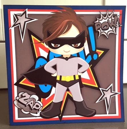 Super Bat Boy to The Rescue  by Elaine  Harmer