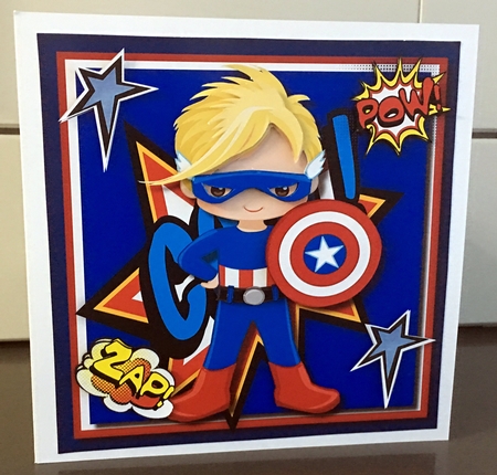 Captain America to The Rescue  by Elaine  Harmer