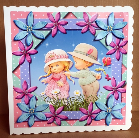 Cute Valentines Childs card by Elaine  Harmer