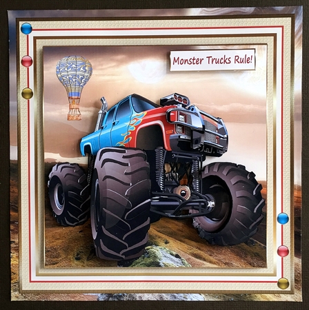 Monster Truck Mini Kit 1 by Elaine  Harmer