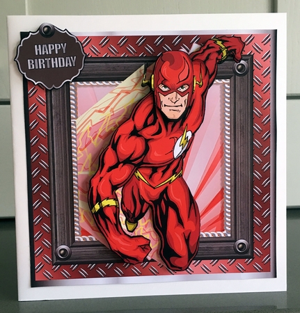 Justice League Flash by Elaine Harmer