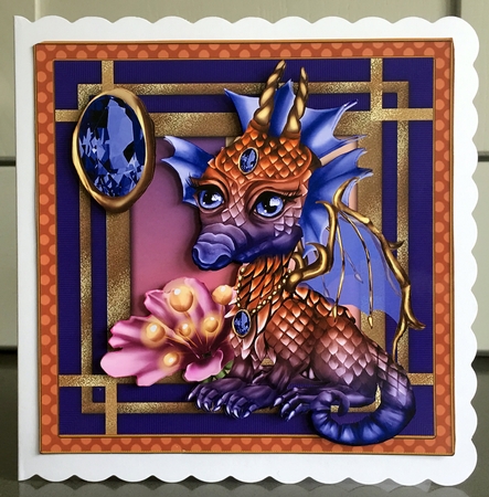 July-Dec. Dragon Birthstone Bumper Kit  by Elaine  Harmer