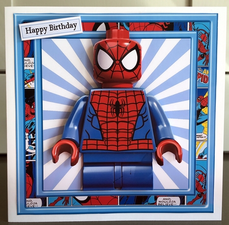 Spiderman Lego 8x8 Mini Kit by Elaine Harmer