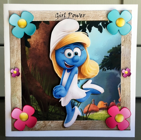 Girl Power Smurf Style 1 Mini Kit by Elaine  Harmer