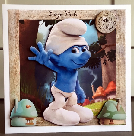 Boys Rule Smurf Style 3 Mini Kit by Elaine  Harmer