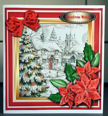 Church in the Snow  by Elaine  Harmer