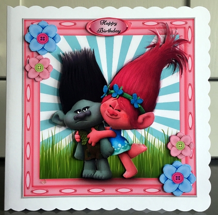 Cuddling Trolls 8x8 Mini Kit by Elaine  Harmer