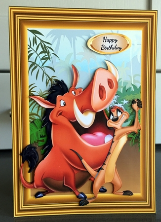 Pig & Meerkat by Elaine Harmer