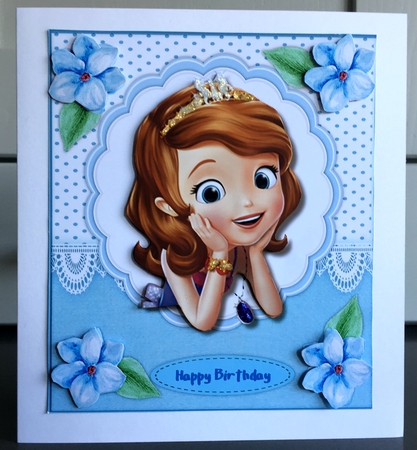 Beautiful princess in a Scalloped Frame by Elaine  Harmer