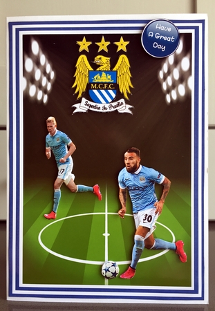 Football - Manchester CIty by Elaine  Harmer