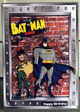 Batman & Robin by Elaine Harmer