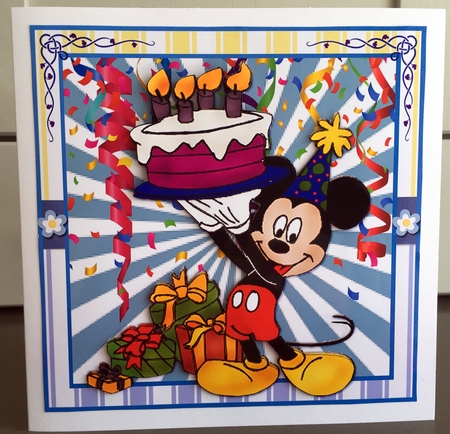 Mickey Birthday 2 Mini Kit by Elaine  Harmer